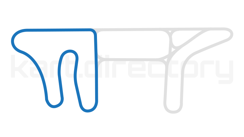 Buttonwillow Kart Track Track 5 layout map