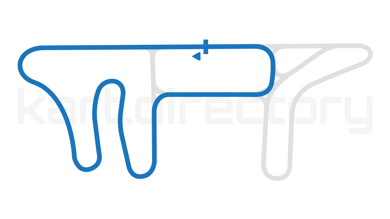 Buttonwillow Kart Track Track 7 layout map
