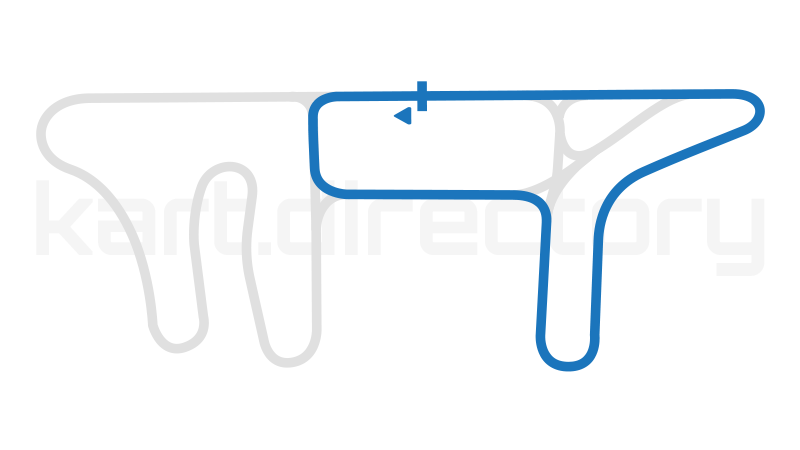 Buttonwillow Kart Track Track 8 layout map