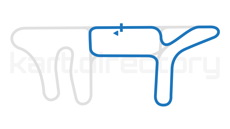 Buttonwillow Kart Track Track 9 layout map